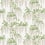 Wisteria Walk Fabric Nina Campbell Blanc / Vert NCF4605-01