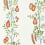 On The Vine Wallpaper Scion Tangerine/Kelly Green NPOP113384