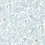 Papier peint Dove & Deer Scion Coast Blue NPOP113390