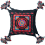 Carnival Embroidered Cushion Mindthegap Purple LC40266