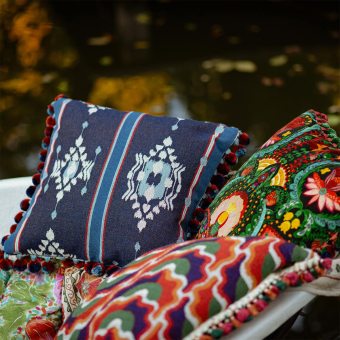 Kissen King's Ikat