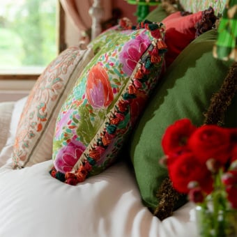 Princess Garden Throw Pillow