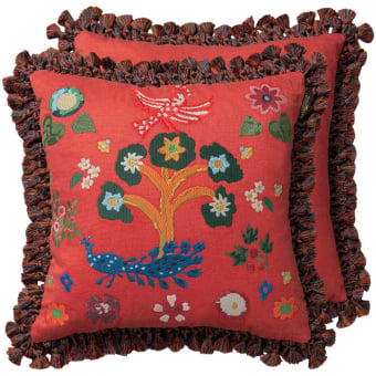 Coussin The Garden Beetween Us Embroidered