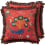 &ldquo;The Garden Between Us&rdquo; Embroidered Cushion Mindthegap Framboise LC40269