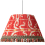 Lampenschirm Elysia Ikat Creamson Pleated Mindthegap Crimson CL50632