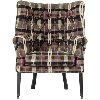 Churchill XL Kerschdorf Armchair – Foliage Plaid
