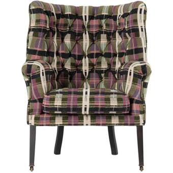 Stuhl Churchill Xl Kerschdorf Plaid Foliage