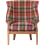 William Deconstructed Kerschdorf Armchair Mindthegap Kerschdorf plaid carrot FR00067-FB00199