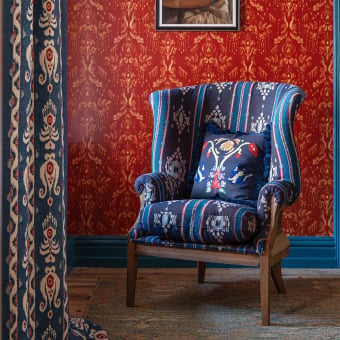 Fauteuil William Deconstructed King'S Ikat