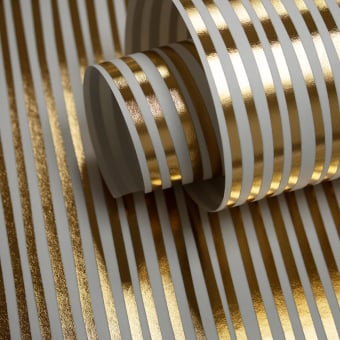 Stripes Gold Tapete