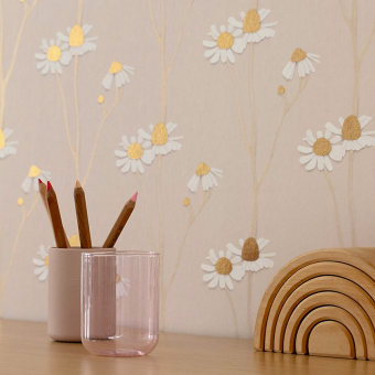 Papier peint Chamomile Gold