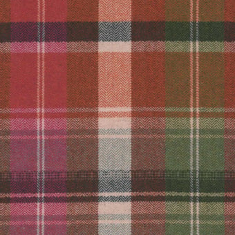 Kerschdorf Carrot Woven Plaid Fabric