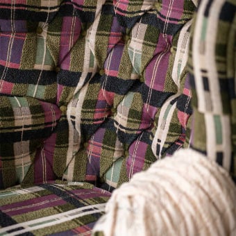 Kerschdorf Plaid Foliage Woven Fabric