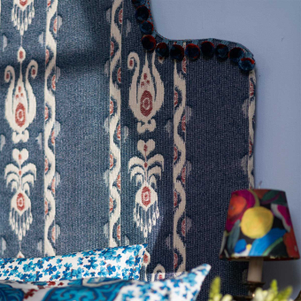 Tissu Kiraly Indigo Woven