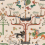 Fairies And Dragons Wallpaper Mindthegap Taupe/Green WP20896