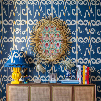 Elysia Ikat Wallpaper