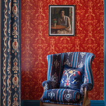Papier peint Ancestral Ikat