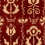 Tapete Grandma's Stencil Mindthegap Scarlet WP30278