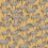 Carta da parati Lisa Larson Zebra Borastapeter Jaune 1378