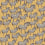 Papier peint Lisa Larson Zebra Borastapeter Jaune 1378