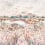 Wildbloom Print Veil Clarke and Clarke Mineral/blush CCF0892-02