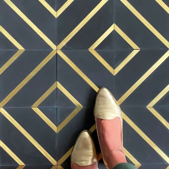 1 box 0.64 m² - Golden Line cement tile