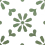 Pack of 2 boxes, 0.96 m&sup2; - Azulejos cement tiles Carodeco Vert/Blanc /azulejos2-20x20