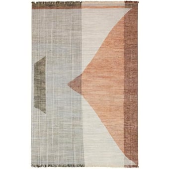 Big Red Triangle Rug