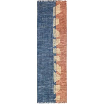 Small White Steps Rug