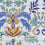 Citrus panoramic wallpaper Raccord parfait Azul citrus-azul