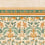 Papier peint panoramique Patio Raccord parfait Mandarine patio-mandarine