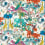 Tissu Paradise Lost in-outdoor Emma J. Shipley by Clarke and Clarke Ivory CCF0869-02