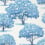 Carta da parati Magnolia Blossom Little Greene Tivoli magnolia-blossom-tivoli