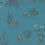 Carta da parati Mr Straw's Greenhouse Little Greene Force Blue mr-straws-greenhouse-force-blue