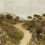 Panoramic wallpaper Towards the Calm Mountains Koziel Sentier des Monts fleuris CUST-LPV085