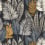 Tapete Sabal Casamance Encre / Ocre /74680570