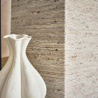 Wandverkleidung Abaca Metall