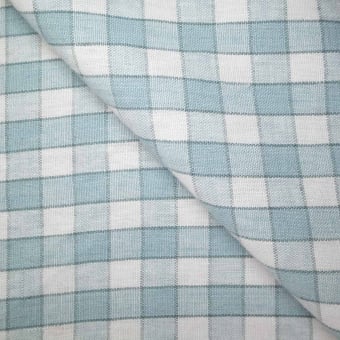 Tissu Fine Linen Check
