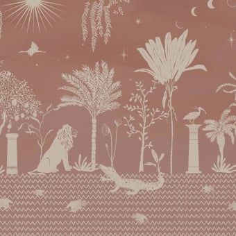 Nilo Embossed panoramic wallpaper