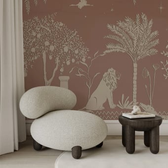 Nilo Embossed panoramic wallpaper