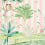 Ubatuba Stripe panoramic wallpaper Kariokas Guava Stripes PANO-UBATUBA-Guava-Stripe-06