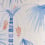 Carta da parati panoramica Palma Sisal Kariokas Blue Sisal-WALLP-PALMA-Blue