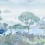 Panorama-Tapete Laguna Kariokas Blue PANO-LAGUNA-Blue-01