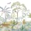 Selva panoramic wallpaper Kariokas White PANO-SELVA-White-01