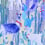 Tapete Altiplano Kariokas Blue Lamas on Light Beige WallP-ALTI-BLLB-02