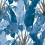 Carta da parati Travelers Palm Thibaut Navy/White /T10126