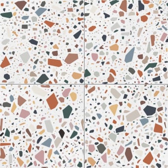 Lot de 29 boîtes 13,05 m² - Grès cérame Confetti Bianco Multicol