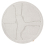 Tappetino Organica rotondo Brintons Light Grey organica-rond-120-light