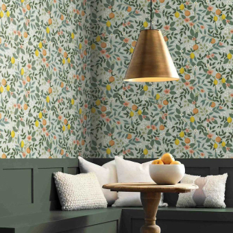 Citrus Grove adhesive wallpaper