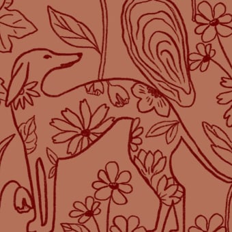 Quattrocento earth wallpaper